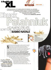 Chuck Palahniuk, ho almeno tre vite: scrittore, schiavo di cani e Babbo Natale